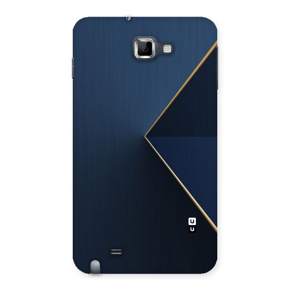 Golden Blue Triangle Back Case for Galaxy Note