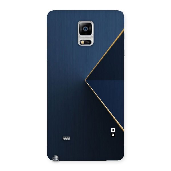 Golden Blue Triangle Back Case for Galaxy Note 4