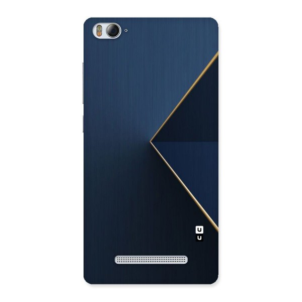 Golden Blue Triangle Back Case for Xiaomi Mi4i