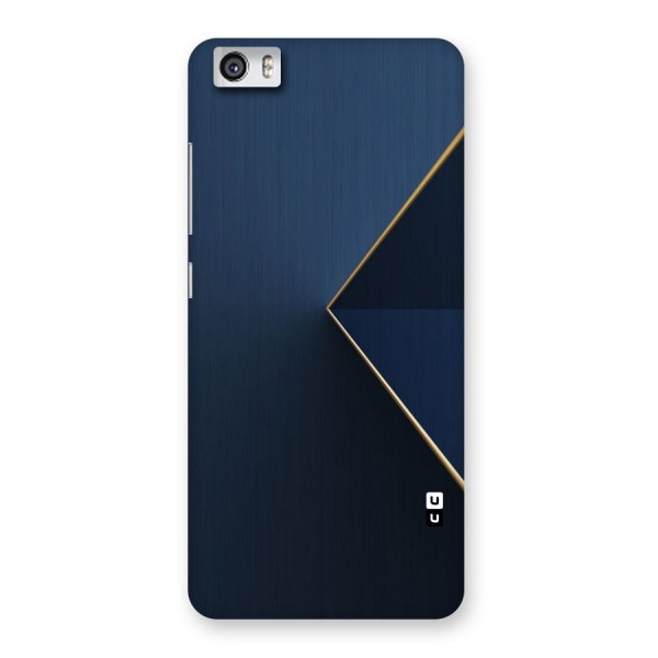 Golden Blue Triangle Back Case for Xiaomi Redmi Mi5