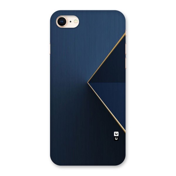 Golden Blue Triangle Back Case for iPhone 8