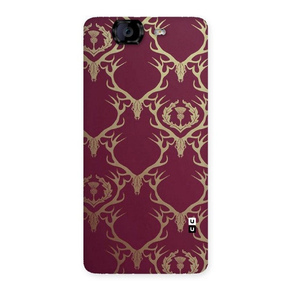 Golden Bull Design Back Case for Canvas Knight A350