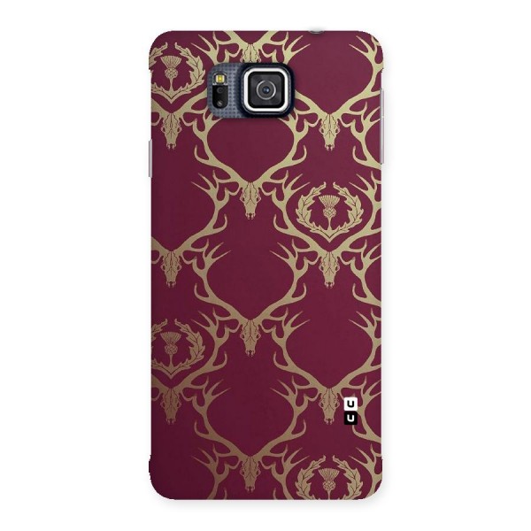 Golden Bull Design Back Case for Galaxy Alpha