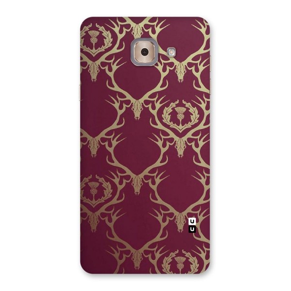 Golden Bull Design Back Case for Galaxy J7 Max