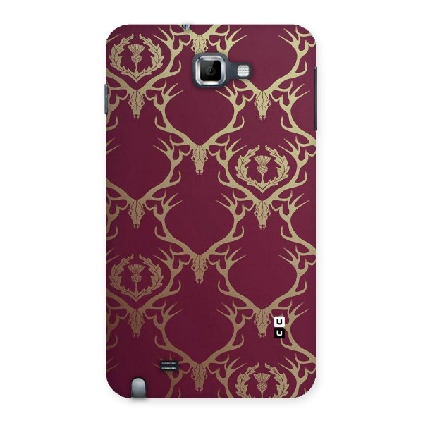 Golden Bull Design Back Case for Galaxy Note