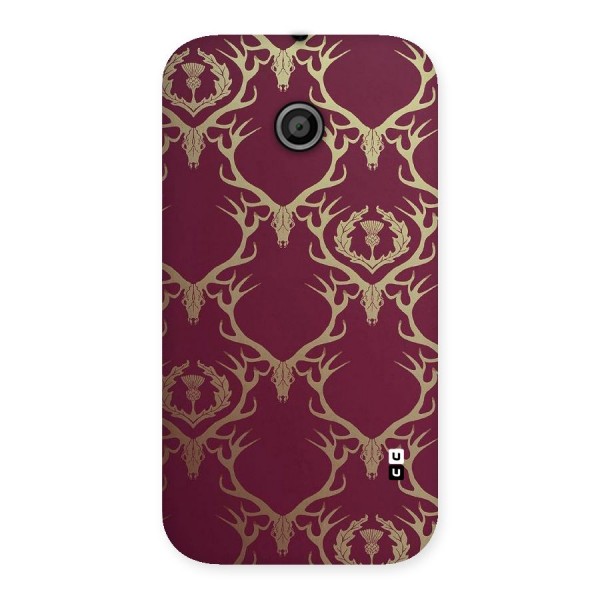 Golden Bull Design Back Case for Moto E