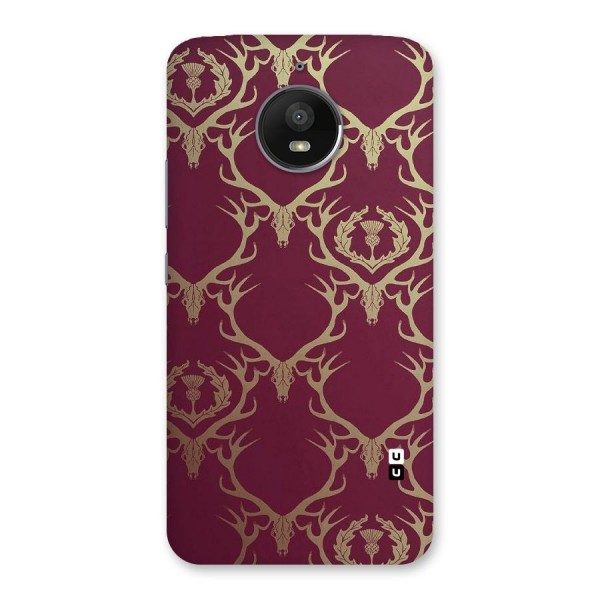 Golden Bull Design Back Case for Moto E4 Plus