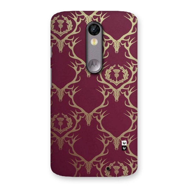 Golden Bull Design Back Case for Moto X Force