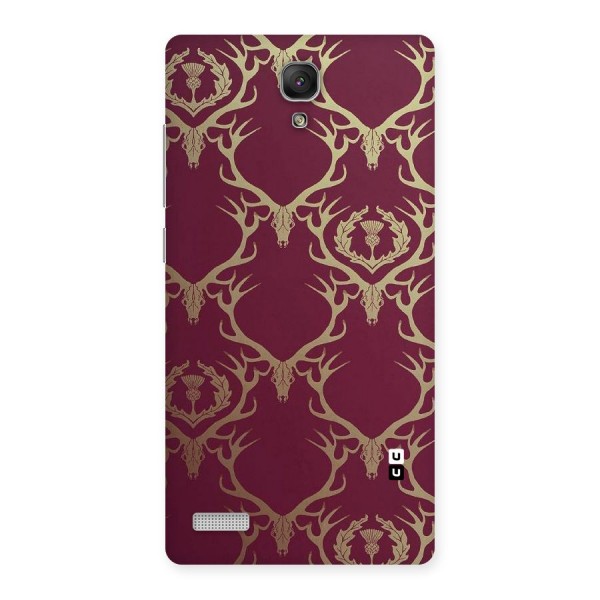 Golden Bull Design Back Case for Redmi Note