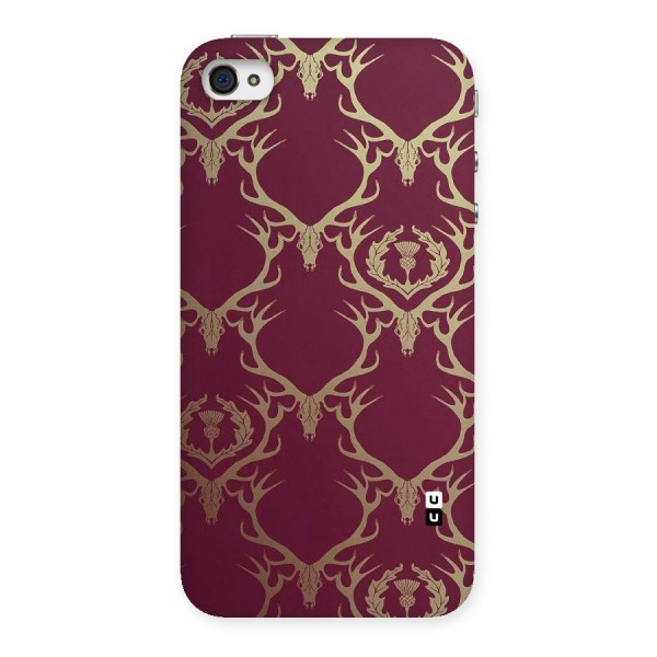 Golden Bull Design Back Case for iPhone 4 4s