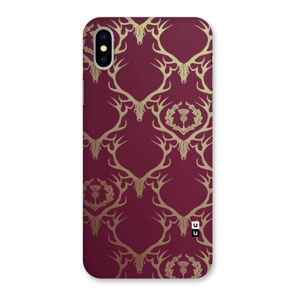 Golden Bull Design Back Case for iPhone X