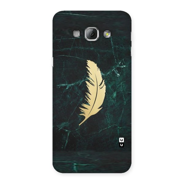 Golden Feather Back Case for Galaxy A8