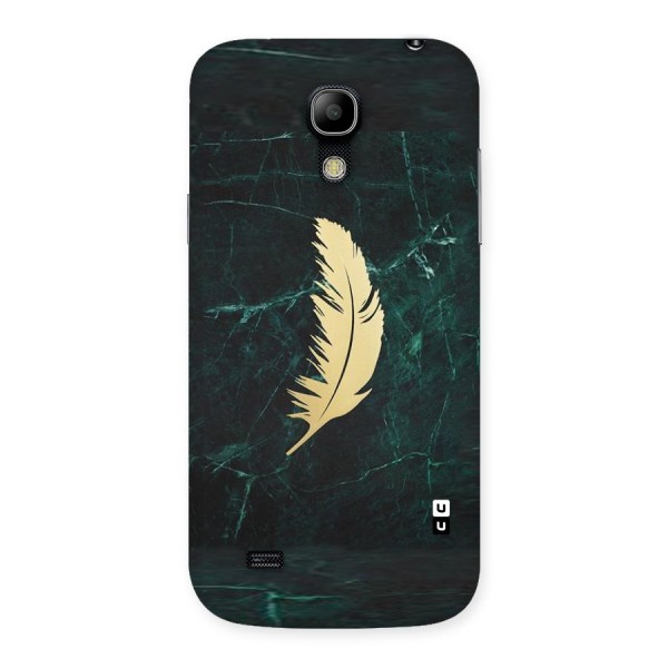 Golden Feather Back Case for Galaxy S4 Mini