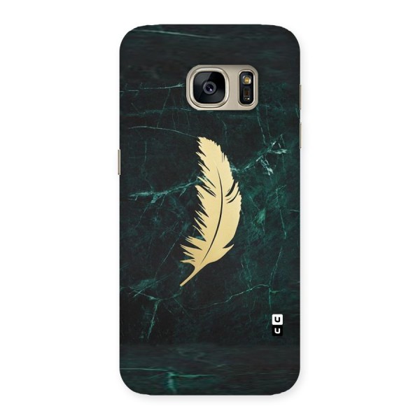 Golden Feather Back Case for Galaxy S7