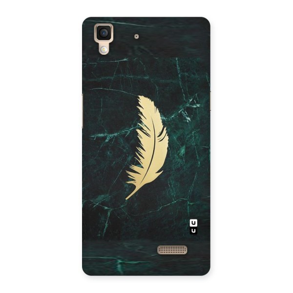 Golden Feather Back Case for Oppo R7