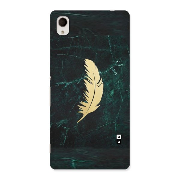 Golden Feather Back Case for Sony Xperia M4