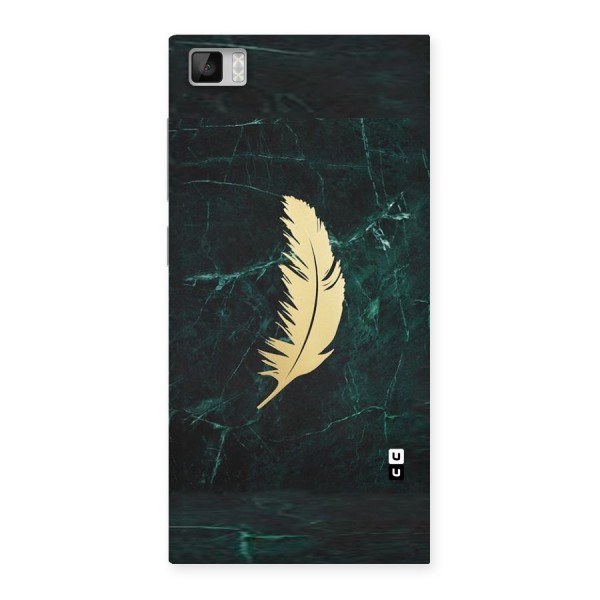 Golden Feather Back Case for Xiaomi Mi3