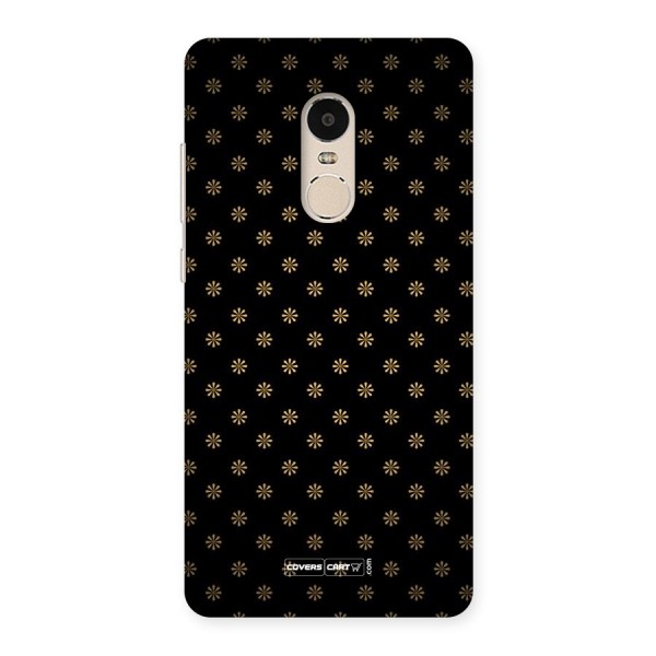 Golden Flowers Back Case for Xiaomi Redmi Note 4