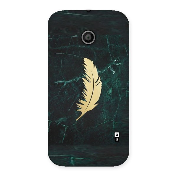 Golden Leaf Back Case for Moto E