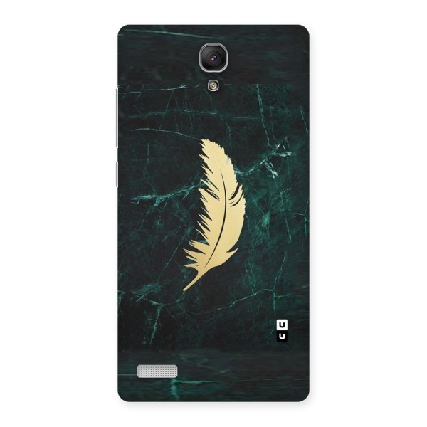 Golden Leaf Back Case for Redmi Note