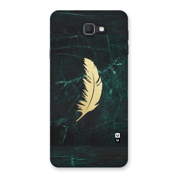 Golden Leaf Back Case for Samsung Galaxy J7 Prime