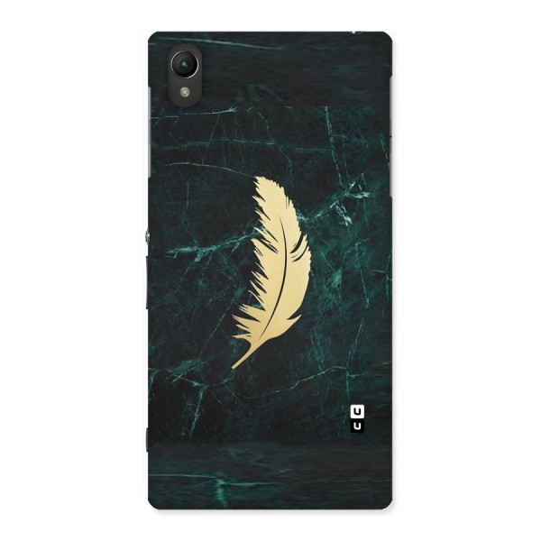 Golden Leaf Back Case for Sony Xperia Z1