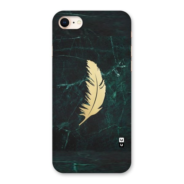 Golden Leaf Back Case for iPhone 8