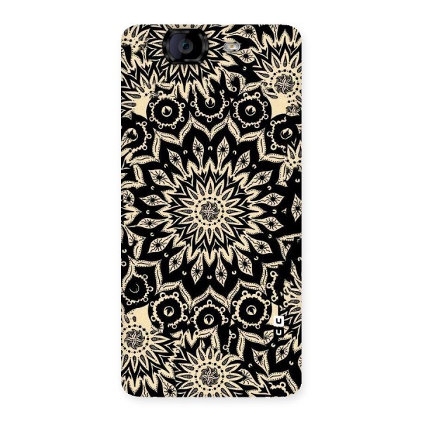 Golden Mandala Back Case for Canvas Knight A350