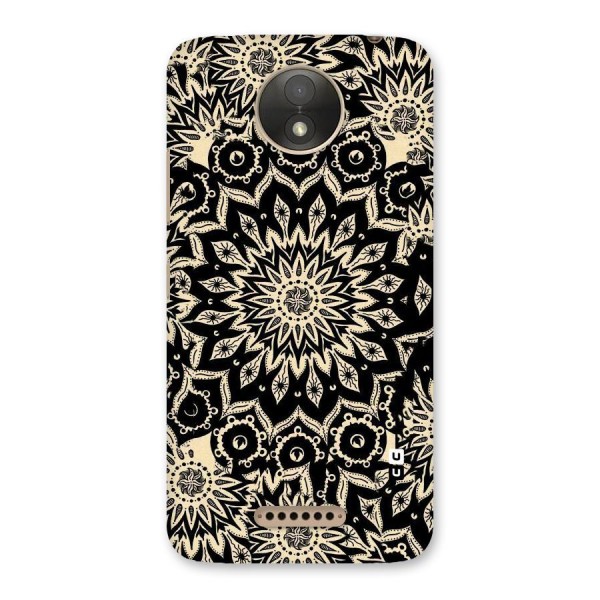 Golden Mandala Back Case for Moto C Plus