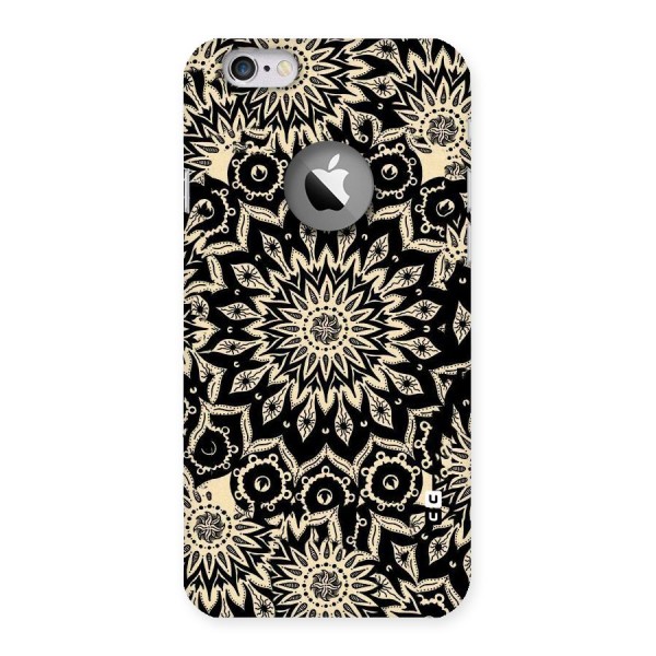 Golden Mandala Back Case for iPhone 6 Logo Cut