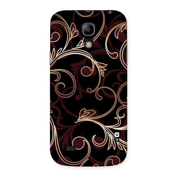 Golden Maroon Beauty Back Case for Galaxy S4 Mini