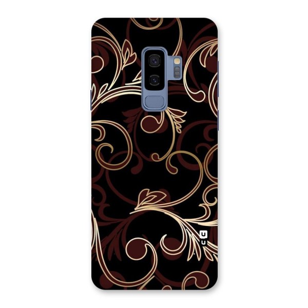 Golden Maroon Beauty Back Case for Galaxy S9 Plus