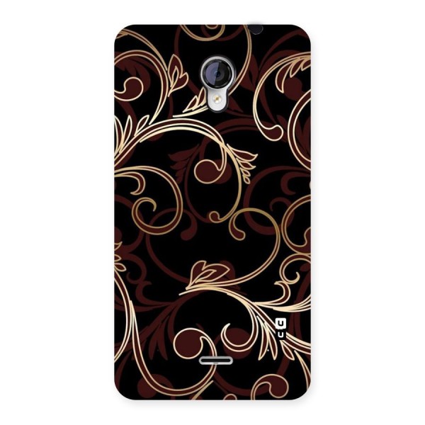 Golden Maroon Beauty Back Case for Micromax Unite 2 A106