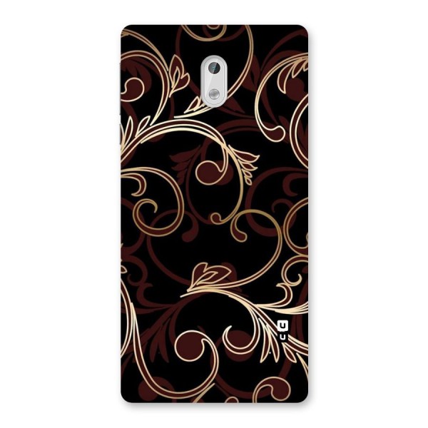 Golden Maroon Beauty Back Case for Nokia 3