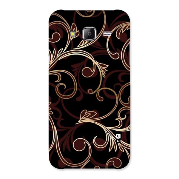 Golden Maroon Beauty Back Case for Samsung Galaxy J5