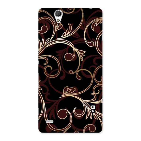 Golden Maroon Beauty Back Case for Sony Xperia C4