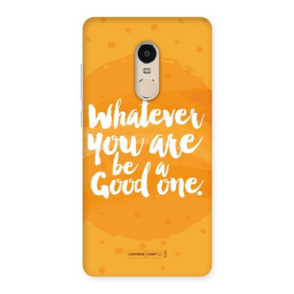 Good One Quote Back Case for Xiaomi Redmi Note 4