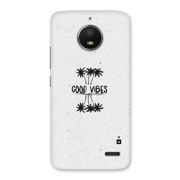 Good Vibes Rugged Back Case for Moto E4