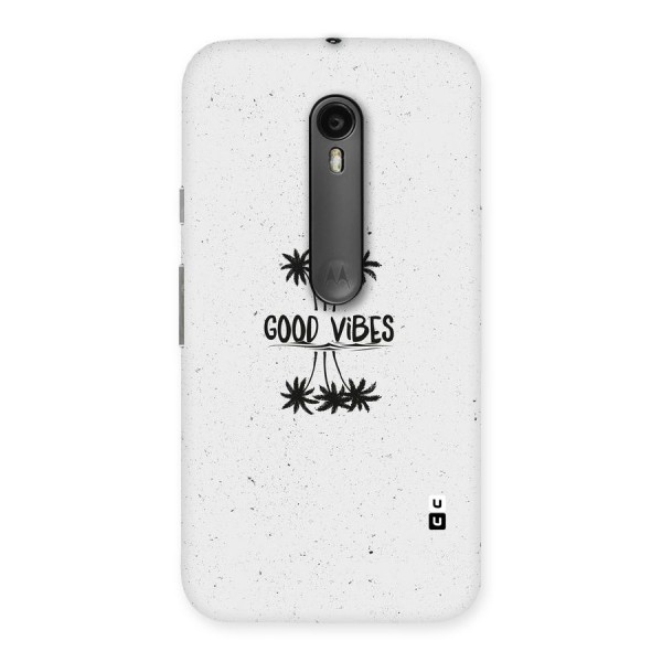 Good Vibes Rugged Back Case for Moto G3