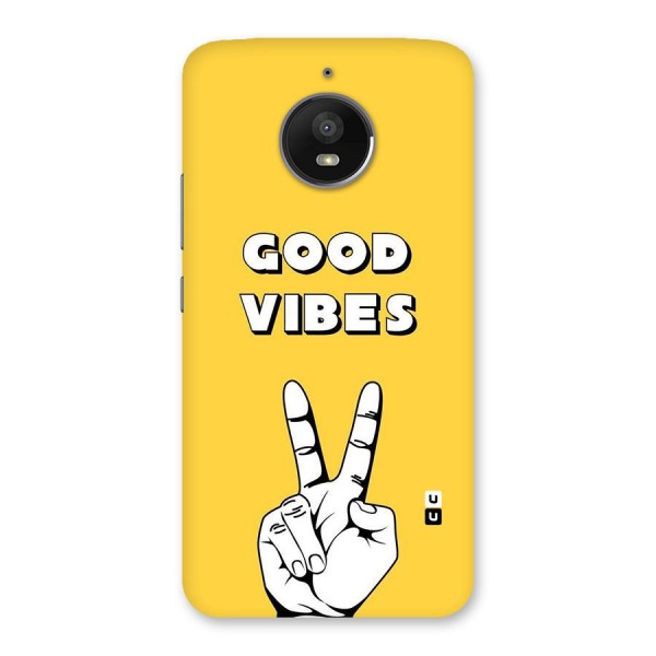 Good Vibes Victory Back Case for Moto E4 Plus