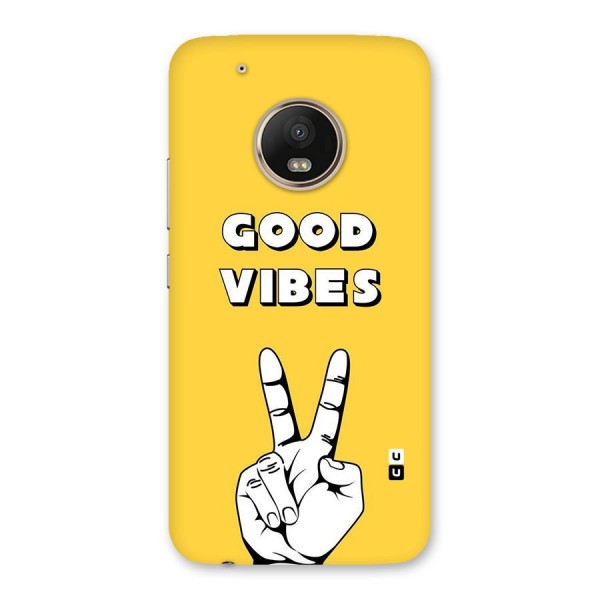 Good Vibes Victory Back Case for Moto G5 Plus