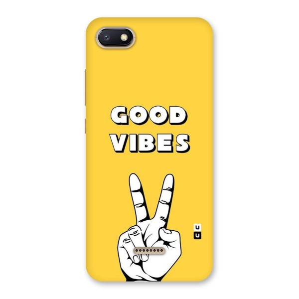 Good Vibes Victory Back Case for Redmi 6A