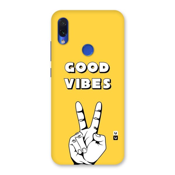 Good Vibes Victory Back Case for Redmi Note 7