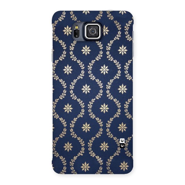 Gorgeous Gold Leaf Pattern Back Case for Galaxy Alpha