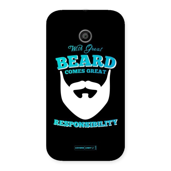 Great Beard Back Case for Moto E