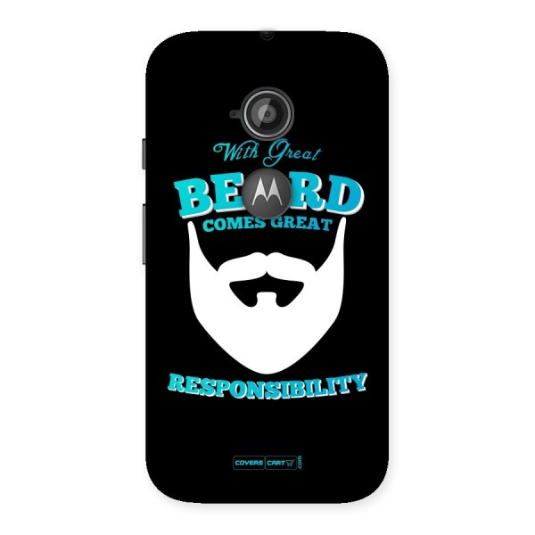 Great Beard Back Case for Moto E 2nd Gen