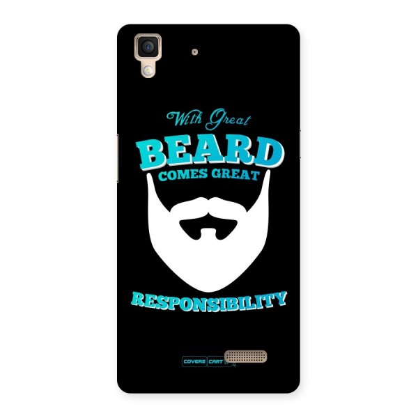 Great Beard Back Case for Oppo R7