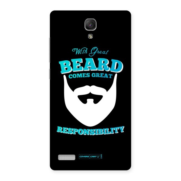 Great Beard Back Case for Redmi Note