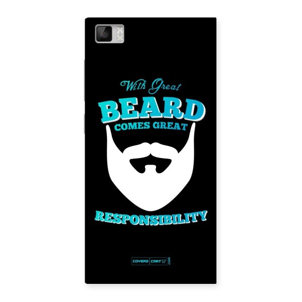 Great Beard Back Case for Xiaomi Mi3