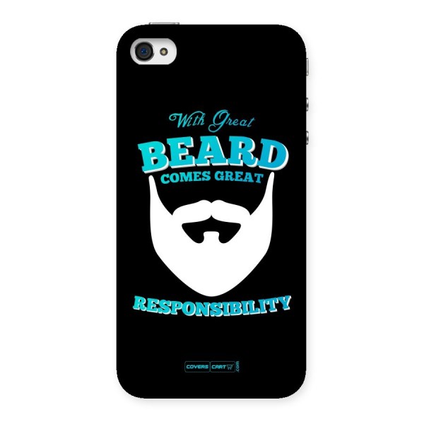 Great Beard Back Case for iPhone 4 4s